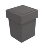 RONDABIN5LTORIO | Securadeal Roco Onda Door Mounted Bin Orion Grey 5 Litre Premium Bins Buckets from Roco