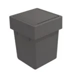 RONDABIN5LTORIO | Securadeal Roco Onda Door Mounted Bin Orion Grey 5 Litre Premium Bins Buckets from Roco