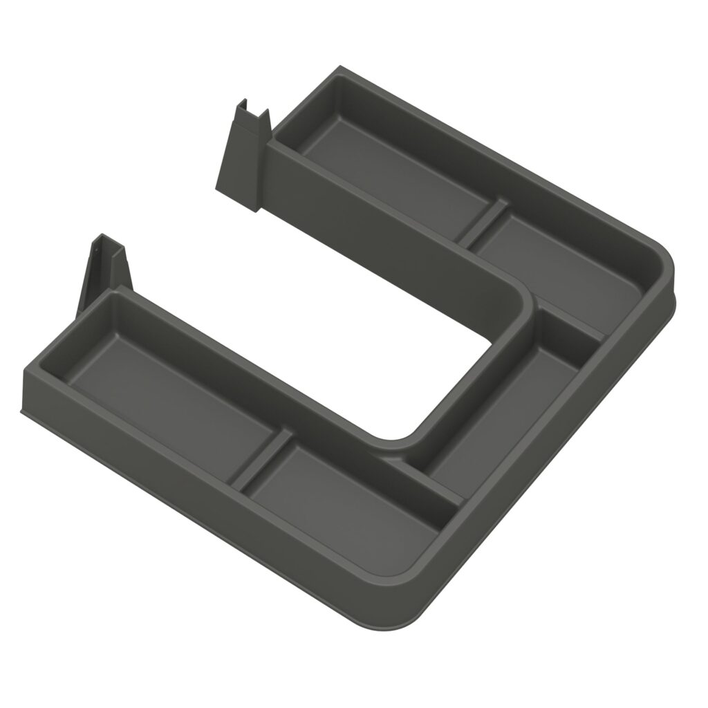 ROCO Onda Under Sink Vanity Tray Orion Grey - Premium Hardware from ROCO - Just R 192! Shop now at Securadeal