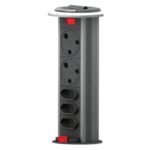 RPD6050S | Securadeal Roco Power Plug Dock Standard Silver Premium Electrical Lighting from Roco