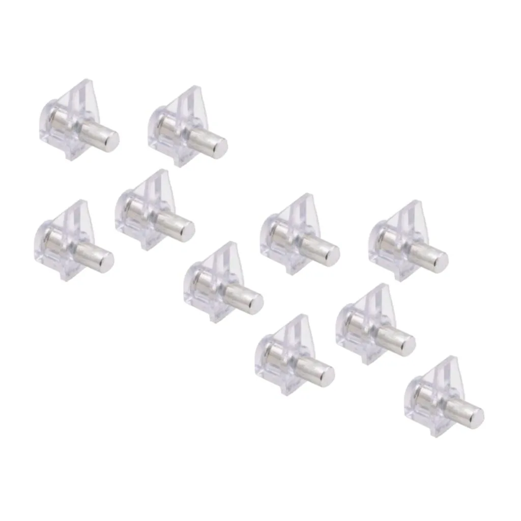 RPREM26C10 | Securadeal Roco Prepack Shelf Support Clear with Steel Pin 10 Per Pack Premium Hardware from Roco Just R 9 Shop Now at Securadeal