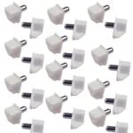 Roco Prepack Shelf Support White with Steel Pin  10 Per Pack    Premium Home Accessories from Roco