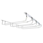 RPSH20CH | Securadeal Roco Wine Glass Holder 4 Row Chrome 345mm for 12 Glasses Premium Hardware from Roco Just R 209 Shop Now at Securadeal