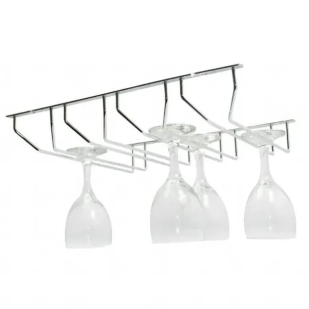 RPSH20CH_7ecba666-e0f1-4c68-b284-fe5699668705 | Securadeal Roco Wine Glass Holder 4 Row Chrome 345mm for 12 Glasses Premium Hardware from Roco Just R 209 Shop Now at Securadeal