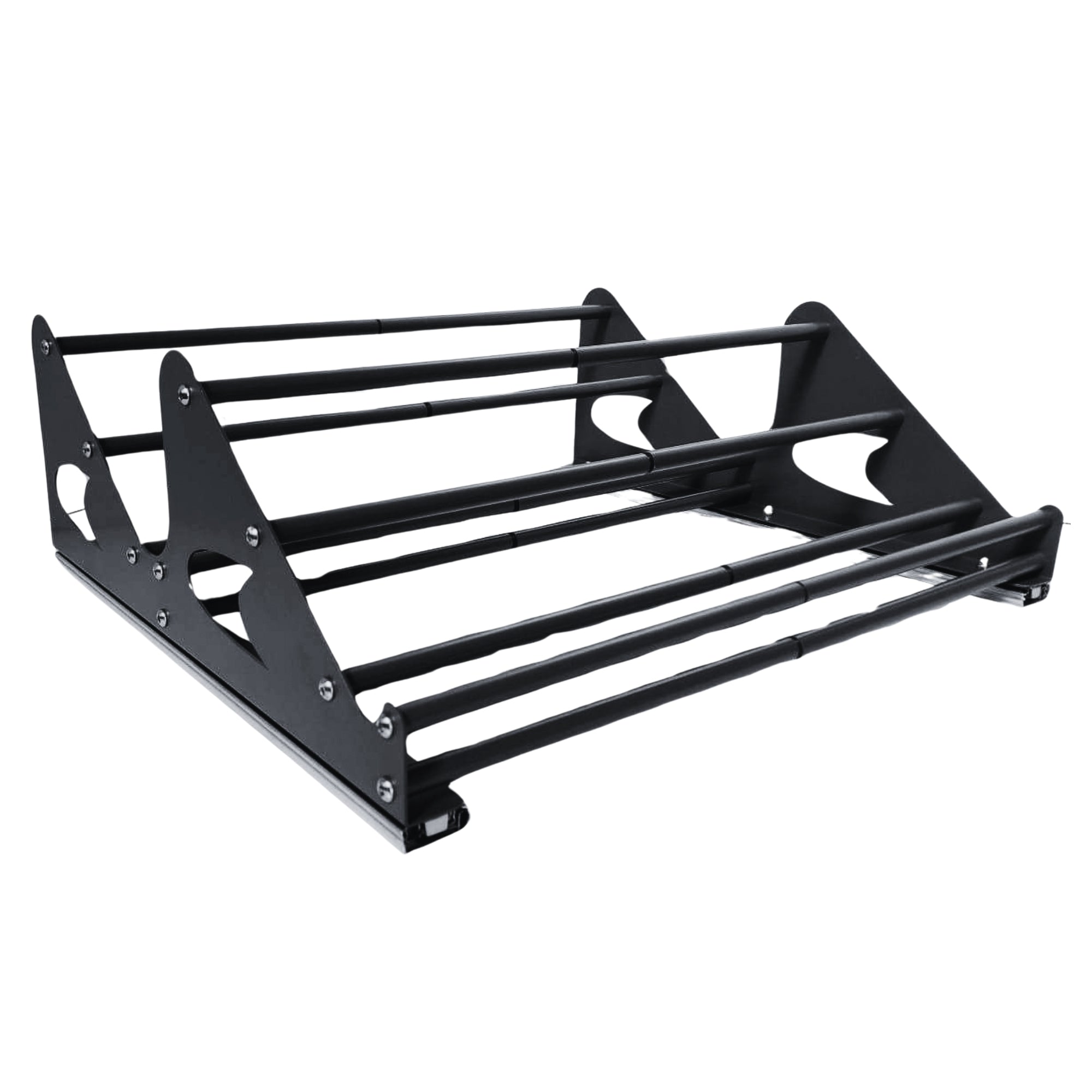 RSHOELARGEBLK ROCO Adjustable Shoe Rack Black 704mm x 405mm x 107mm - Premium Hardware from ROCO - Just R 2195! Shop now at Securadeal