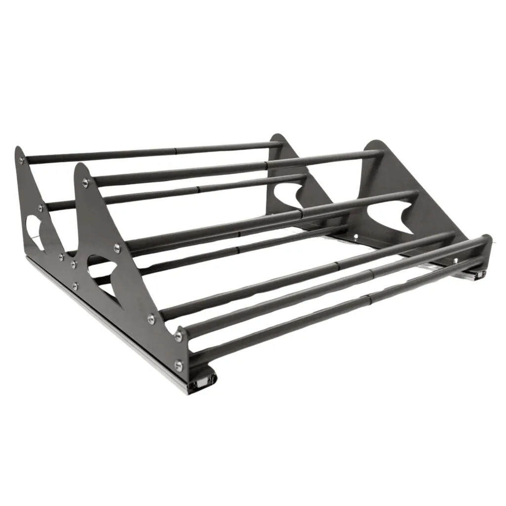 RSHOELARGEGRY | Securadeal Roco Adjustable Shoe Rack Grey 704mm X 405mm X 107mm Premium Hardware from Roco Just R 2195 Shop Now at Securadeal