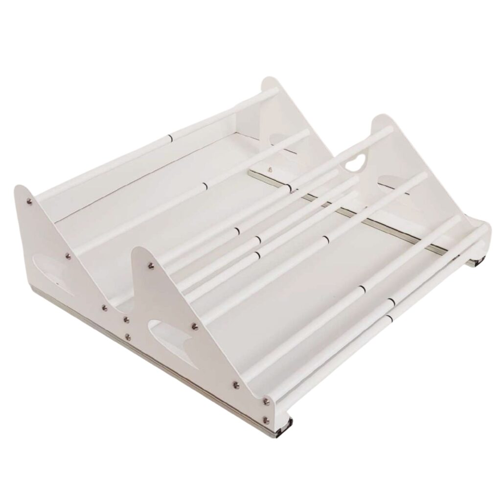 ROCO Adjustable Shoe Rack White 704mm x 405mm x 107mm - Premium Hardware from ROCO - Just R 2195! Shop now at Securadeal