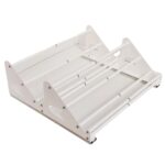 RSHOELARGEWHT | Securadeal Roco Adjustable Shoe Rack White 704mm X 405mm X 107mm Premium Cupboard Handles from Roco
