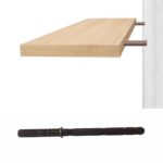 RSSPBRW14X140_24e3bea3-498b-4e42-9246-5544596c43bb | Securadeal Roco Shelf Support Concealed Brown 14mm X 140mm 2 Pack Premium Hardware from Roco Just R 50 Shop Now at Securadeal
