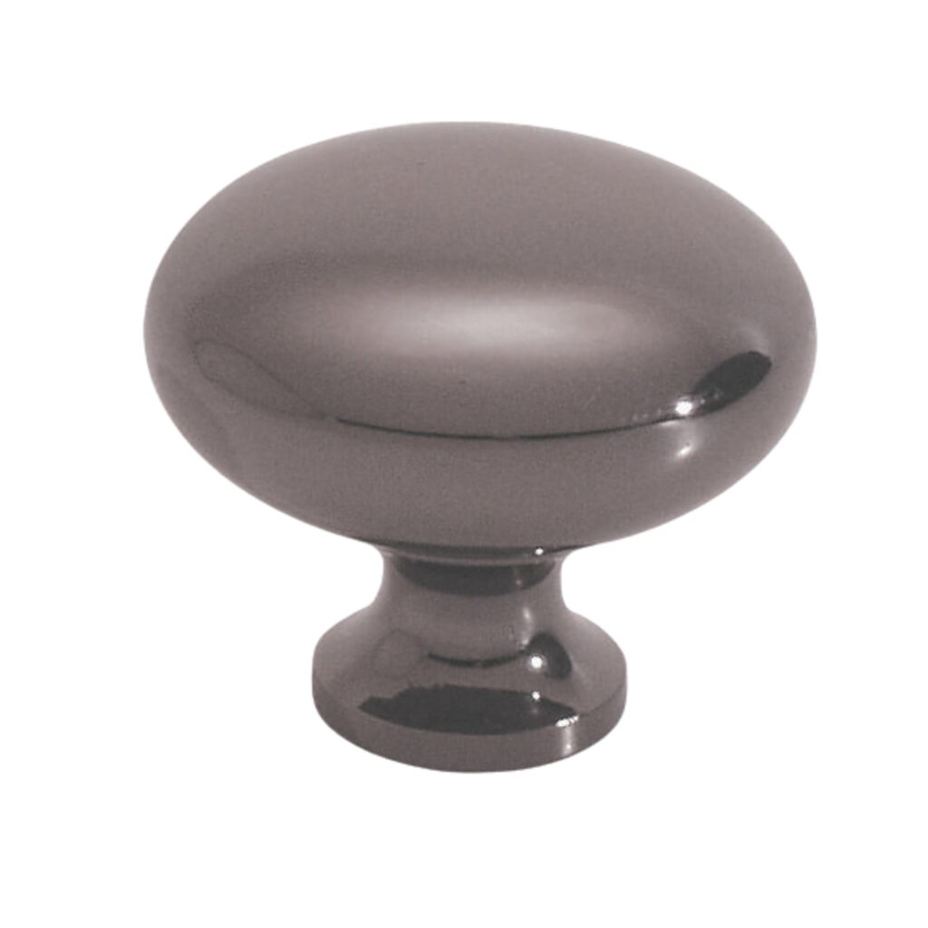 Roco Small Base Drawer Knob Black Nickel 32mm   Premium Drawer Knobs from Roco
