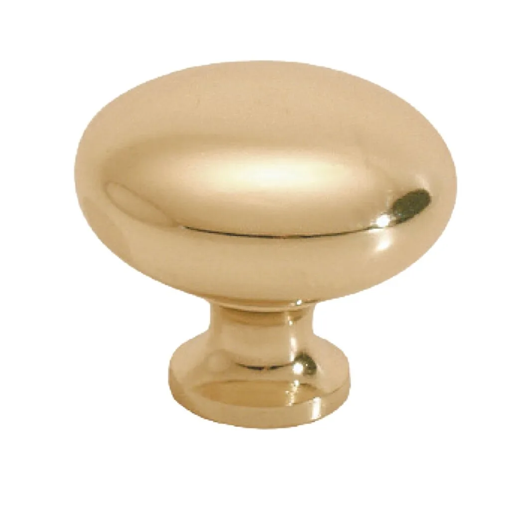 Roco Small Base Drawer Knob Brass Plated 32mm   Premium Hardware from Roco   Just R 23 Shop Now at Securadeal