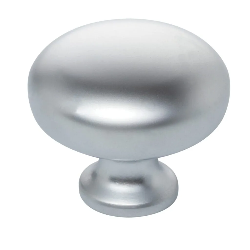 Roco Small Base Drawer Knob Matt Chrome 32mm   Premium Hardware from Roco   Just R 25 Shop Now at Securadeal