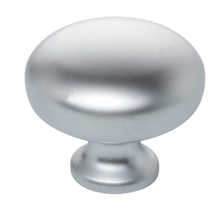 ROCO Small Base Drawer Knob Matt Chrome 32mm ( 5 Pack ) - Premium Hardware from ROCO - Just R 123! Shop now at Securadeal