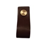 RTS5120128BRN_2_fda0ee90-030a-4fce-838b-3d5a5cd052dc | Securadeal Roco Leather Cupboard Handle Brown Brass 128mm Premium Hardware from Roco Just R 70 Shop Now at Securadeal