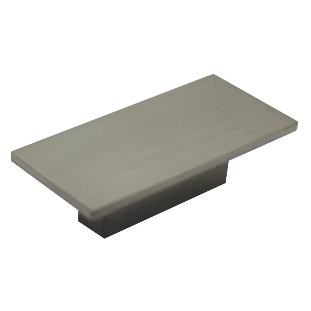 Roco Tile Drawer Knob Satin Chrome 32mm   Premium Drawer Knobs from Roco