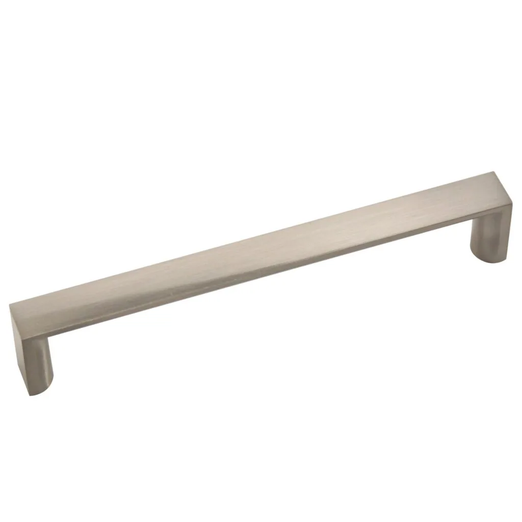 Roco Flat Square Cupboard Handle Satin Chrome 160mm   Premium Handles from Roco