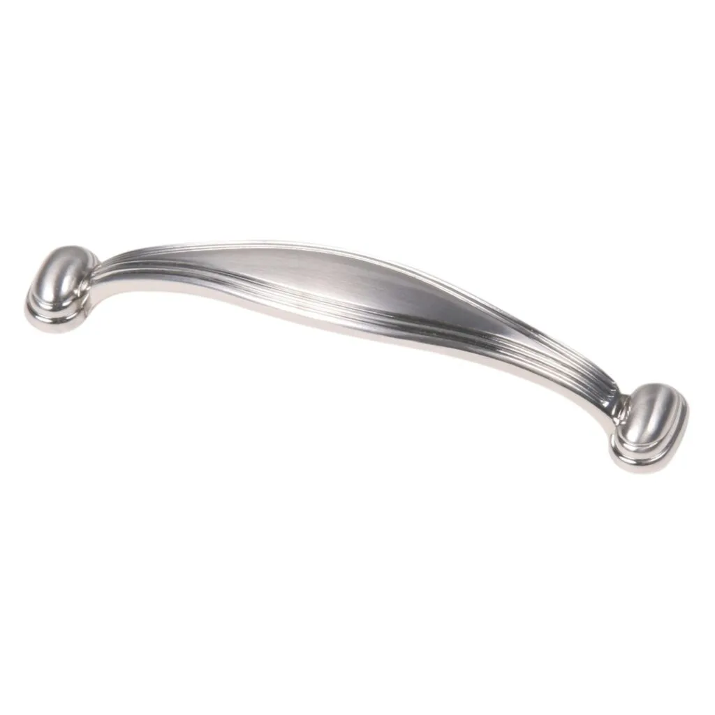 Roco Victoria Antique Cupboard Handle Satin Chrome 96mm   Premium Handles from Roco