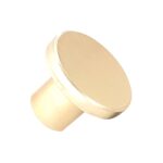 Roco Flat Button Drawer Knob Brushed Brass 30mm  5 Pack    Premium Hardware from Roco   Just R 185 Shop Now at Securadeal