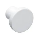 RTS95253WH | Securadeal Roco Flat Button Drawer Knob White 30mm Premium Drawer Knobs from Roco