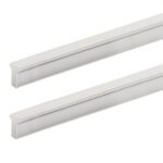 RTSH0291100SS_7c930072-0840-477d-b796-3ff298e475f9 | Securadeal Roco T Strip Cupboard Handle Brushed Nickel 600mm 5 Pack Premium Hardware from Roco Just R 580 Shop Now at Securadeal