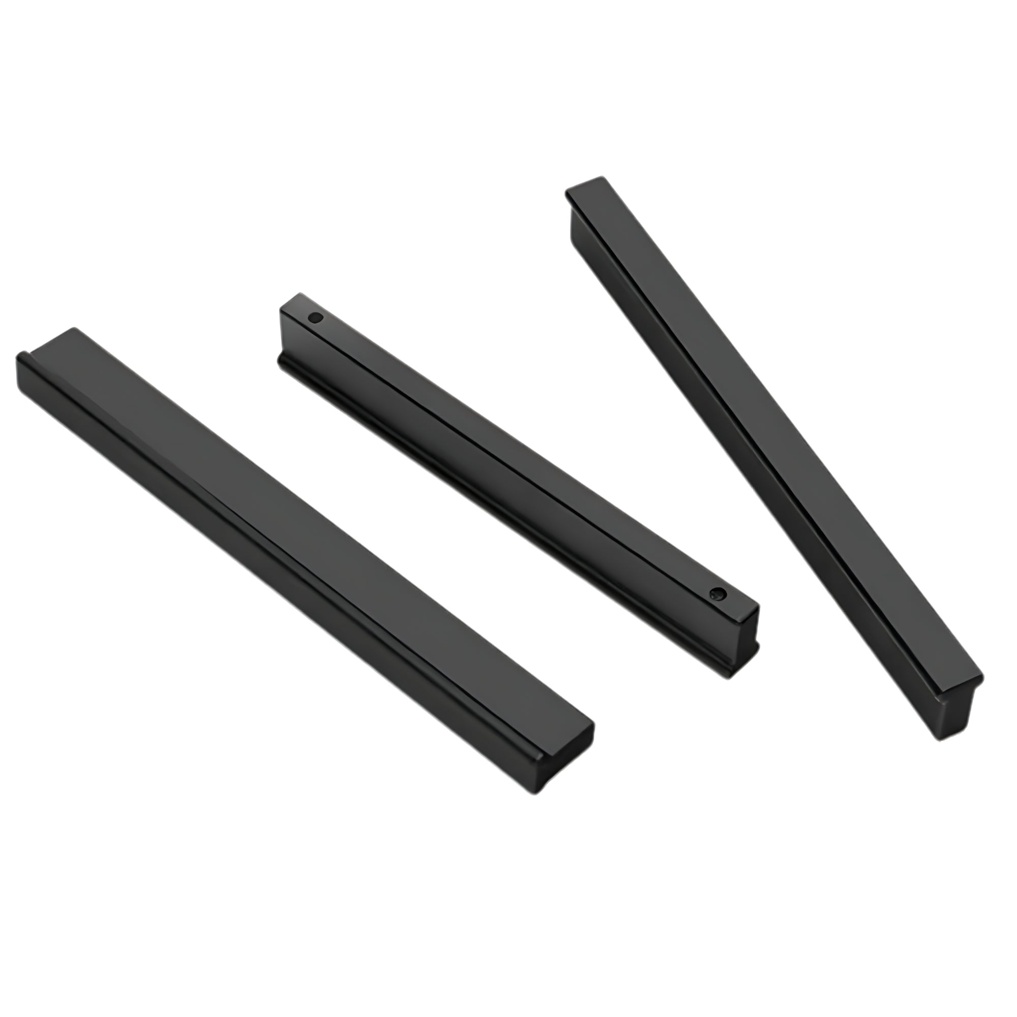 RTSH029150BLK_3 | Securadeal ROCO T Strip Cupboard Handle Brushed Matt Black 150mm - Premium Hardware from ROCO - Just R 38! Shop now at Securadeal