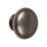 RTSL39530AB_1 | Securadeal Roco Lite Mushroom Drawer Knob Antique Brass 30mm 5 Pack Premium Hardware from Roco Just R 100 Shop Now at Securadeal
