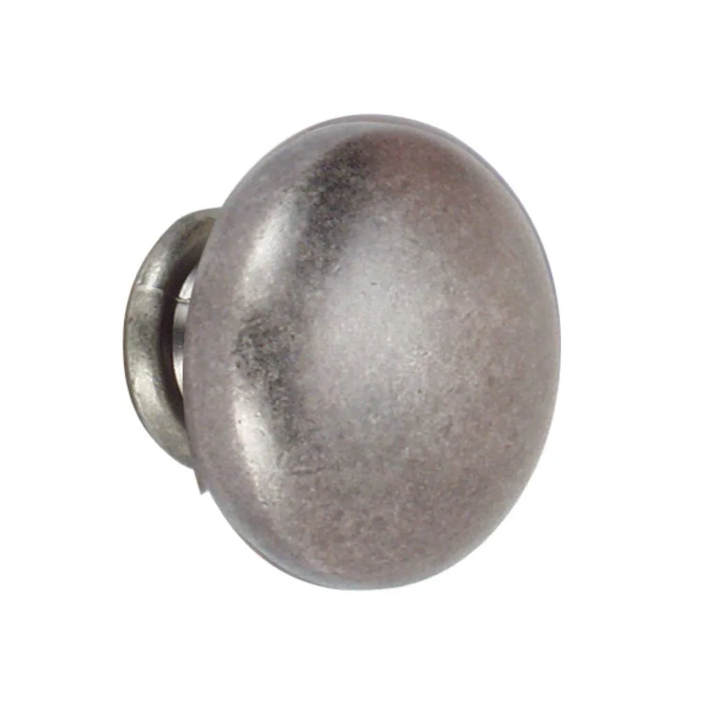 RTSL39530PE | Securadeal Roco Lite Mushroom Drawer Knob Pewter 30mm Premium Hardware from Roco Just R 22 Shop Now at Securadeal