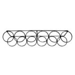 RWBH6MB_1 | Securadeal Roco Wine Bottle Holder 6 Ring Matt Black Premium Hardware from Roco Just R 216 Shop Now at Securadeal