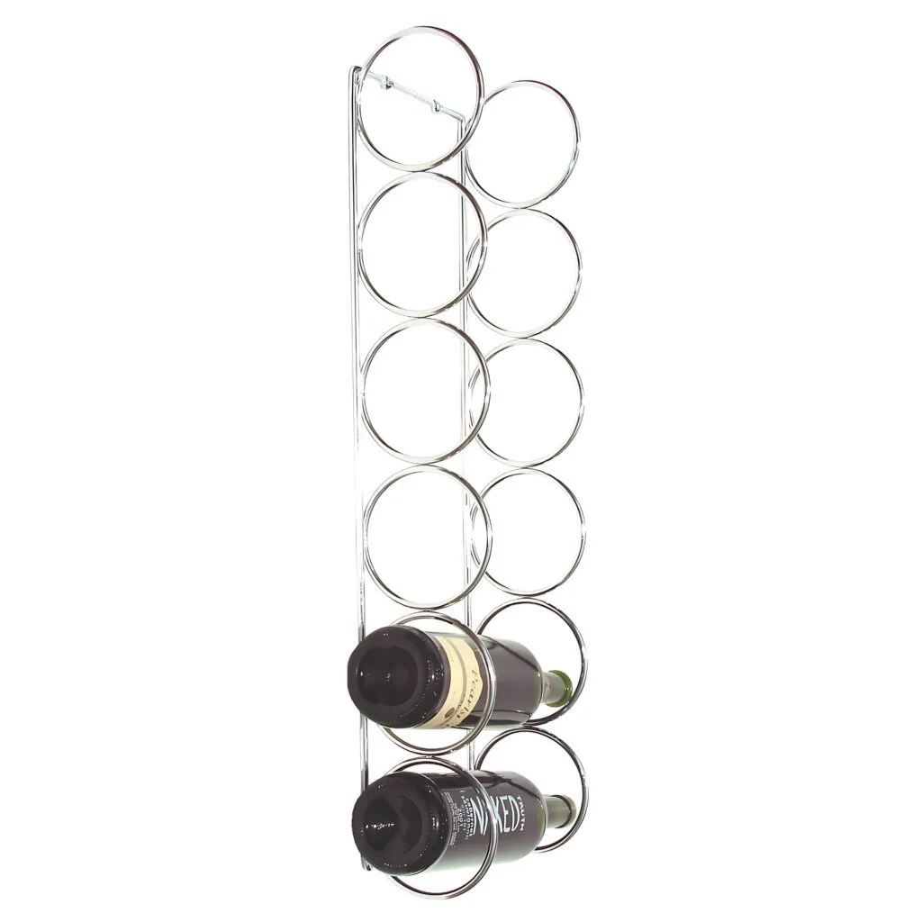 RWBH6_6addcd9e-29e9-4ee4-9c8b-b93466c11a7a | Securadeal Roco Wine Bottle Holder 6 Ring Chrome Premium Cupboard Handles from Roco