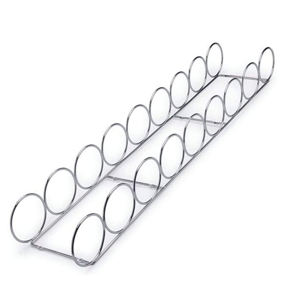 ROCO Wine Bottle Holder 9 Ring Chrome - Premium Hardware from ROCO - Just R 269! Shop now at Securadeal