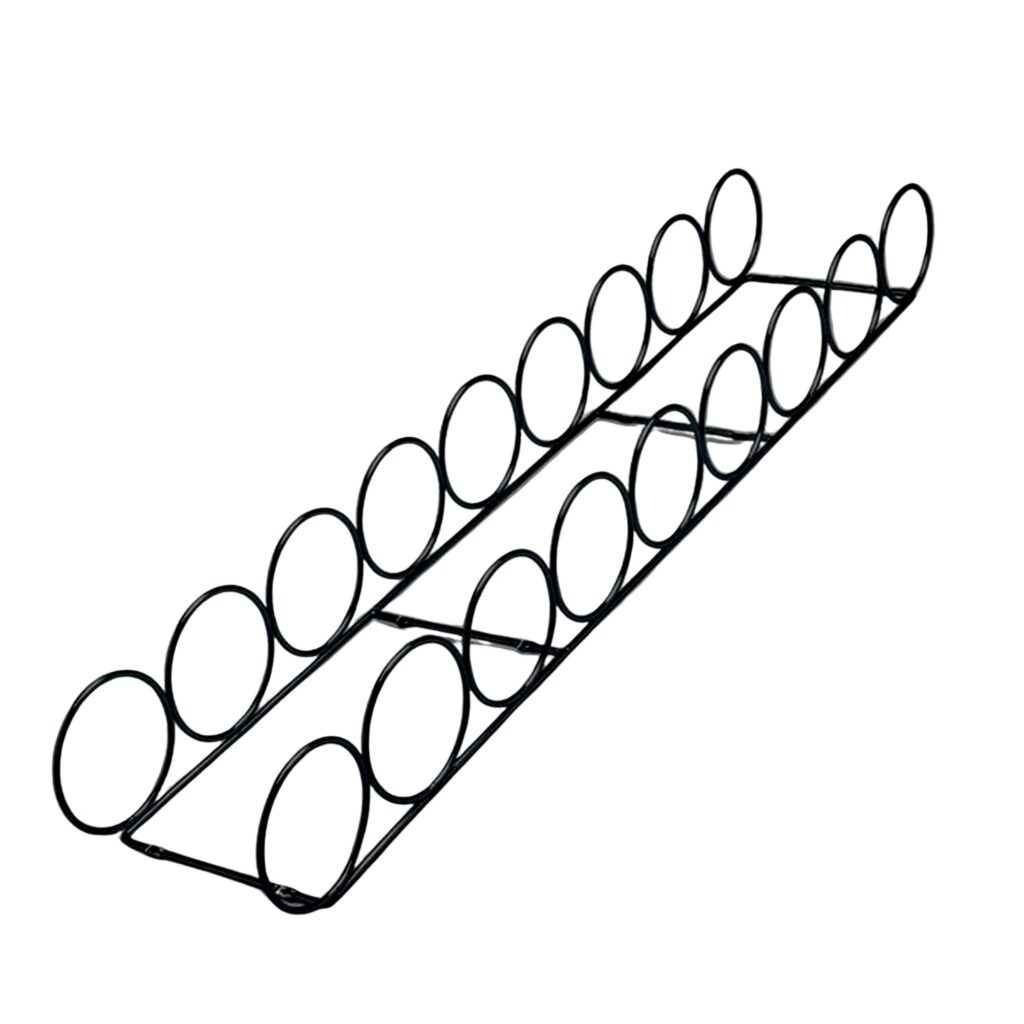 ROCO Wine Bottle Holder 9 Ring Matt Black - Premium Hardware from ROCO - Just R 275! Shop now at Securadeal