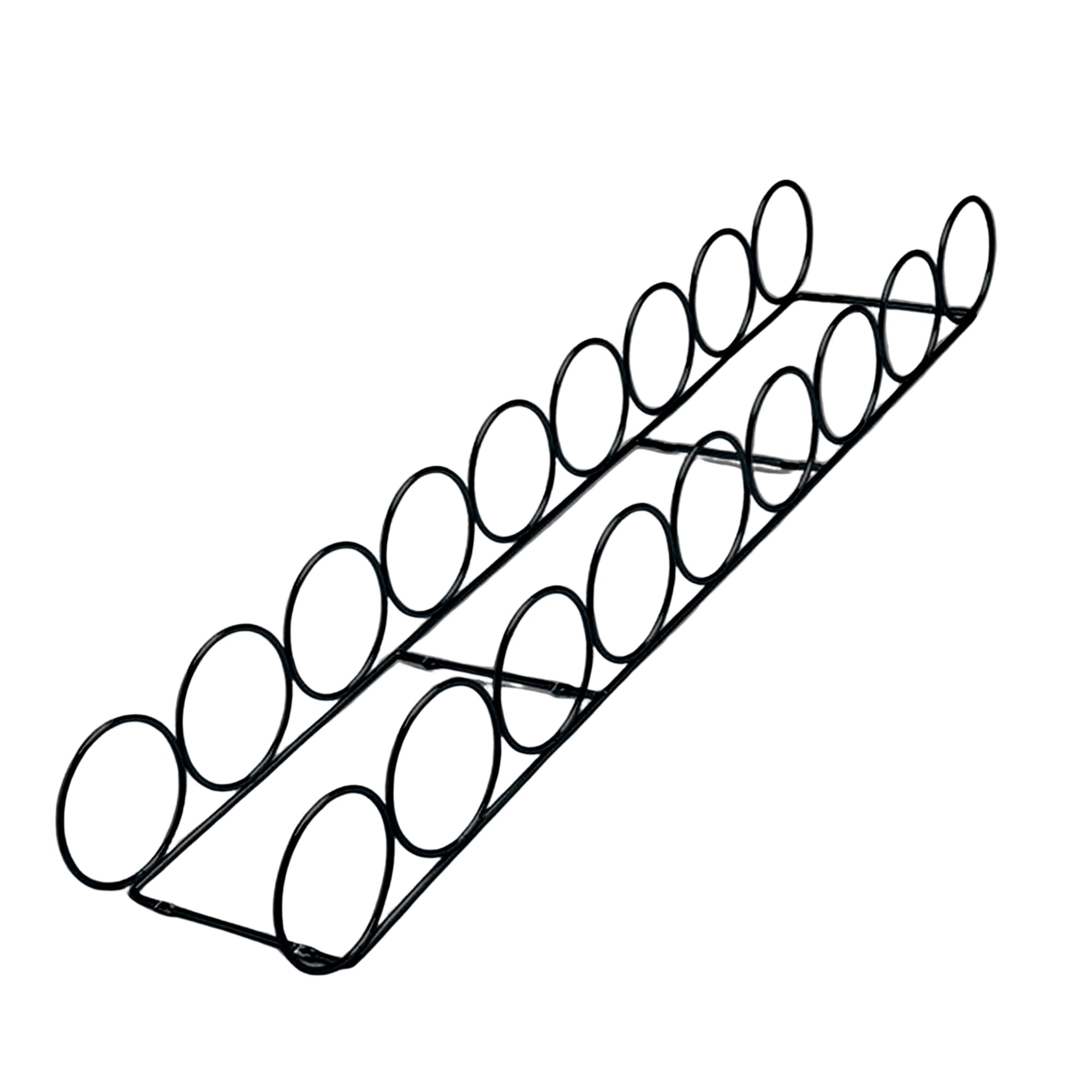 ROCO Wine Bottle Holder 9 Ring Matt Black - Premium Hardware from ROCO - Just R 275! Shop now at Securadeal