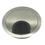 RWMX60BSN | Securadeal Roco Wire Management Steel Round Brushed Satin Nickel 60mm Premium Hardware from Roco Just R 59 Shop Now at Securadeal