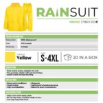 RYRainSuit_page-0001 | Securadeal Rubberized Rain Suit Yellow 2 Piece large Premium Rain Coat from Pioneer Safety Just R 162 Shop Now at Securadeal
