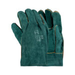 Pioneer Safety Heat Resistant Chrome Leather Gloves Green 2 Cuff G023   Premium Gloves from Pioneer Safety   Just R 51 Shop Now at Securadeal