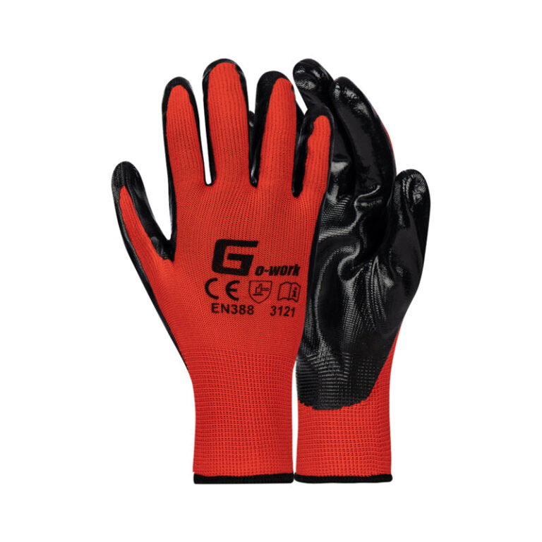 PIONEER SAFETY Nitrile Coated Palm Flexo Grip Gloves Red G021 - Premium Gloves from Pioneer Safety - Just R 17! Shop now at Securadeal