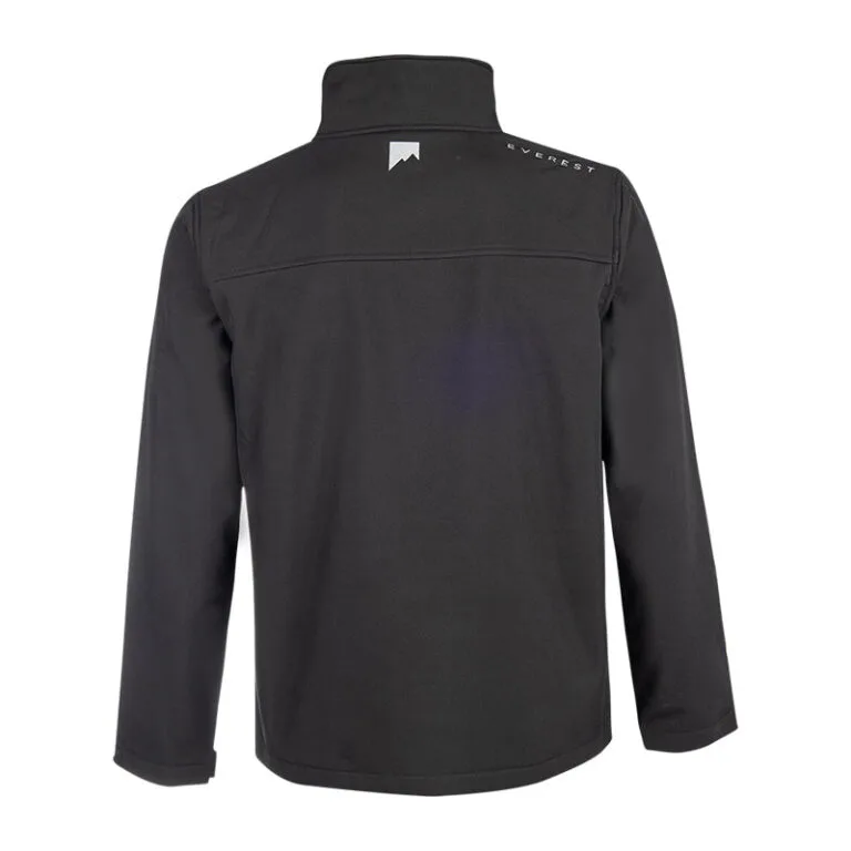 EVEREST Jacket Softshell Men's Black Windproof - Premium clothing from Everest - Just R 613! Shop now at Securadeal