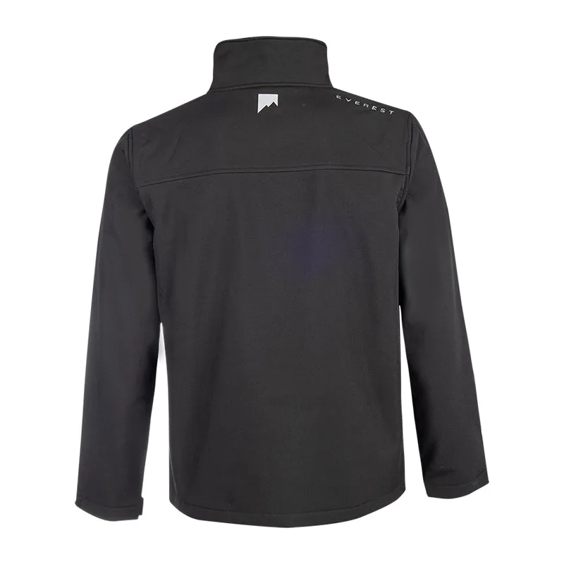 Everest Jacket Softshell Mens Black Windproof   Premium Safety Ppe from Everest