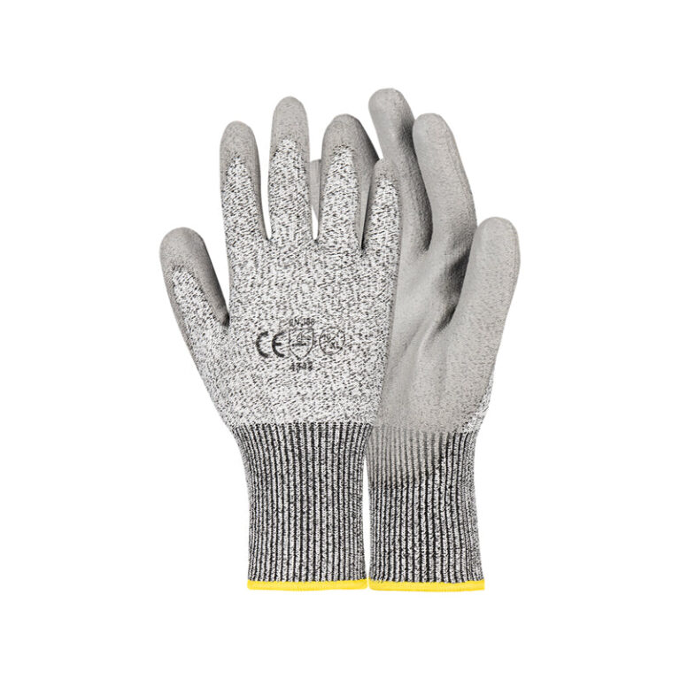 PIONEER SAFETY Cut Resistant Gloves Grey PU Palm Level 3 Size 10 G136 - Premium Gloves from Pioneer Safety - Just R 67! Shop now at Securadeal