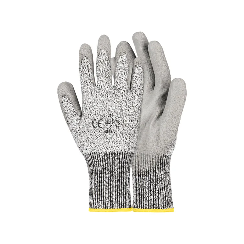 S10207 | Securadeal Pioneer Safety Cut Resistant Gloves Grey Pu Palm Level 3 Size 10 G136 Premium Gloves from Pioneer Safety Just R 67 Shop Now at Securadeal