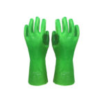 S10213 | Securadeal Pioneer Safety Gloves Pvc Reinforced High Visibility Green Elbow 35cm G095 Premium Gloves from Pioneer Safety Just R 73 Shop Now at Securadeal