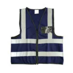 S10223 | Securadeal Pioneer Safety Vests Reflective Zip Id Pocket Navy Premium Safety Ppe from Pioneer Safety