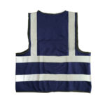 S10223-26Back | Securadeal Pioneer Safety Vests Reflective Zip Id Pocket Navy Premium Clothing from Pioneer Safety Just R 72 Shop Now at Securadeal