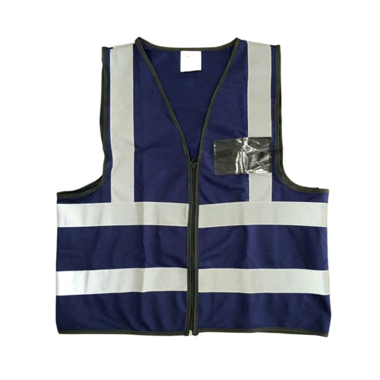 PIONEER SAFETY Vests Reflective Zip Id Pocket Navy - Premium clothing from Pioneer Safety - Just R 72! Shop now at Securadeal
