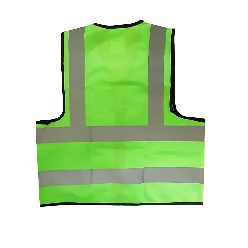 Pioneer Safety Vests Reflective Zip Id Pocket Green   Premium Safety Ppe from Pioneer Safety