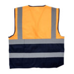 S10235-38Back | Securadeal Pioneer Safety Vests Signaling with Zip Id Pocket Orangenavy Premium Clothing from Pioneer Safety Just R 176 Shop Now at Securadeal