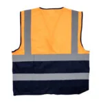 Pioneer Safety Vests Signaling with Zip Id Pocket Orangenavy   Premium Safety Ppe from Pioneer Safety