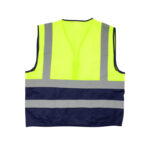 S10239-42Back_1 | Securadeal Pioneer Safety Vests Signaling with Zip Id Pocket Limenavy Premium Clothing from Pioneer Safety Just R 176 Shop Now at Securadeal