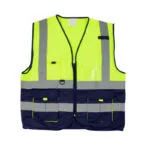 Pioneer Safety Vests Signaling with Zip Id Pocket Limenavy   Premium Safety Ppe from Pioneer Safety