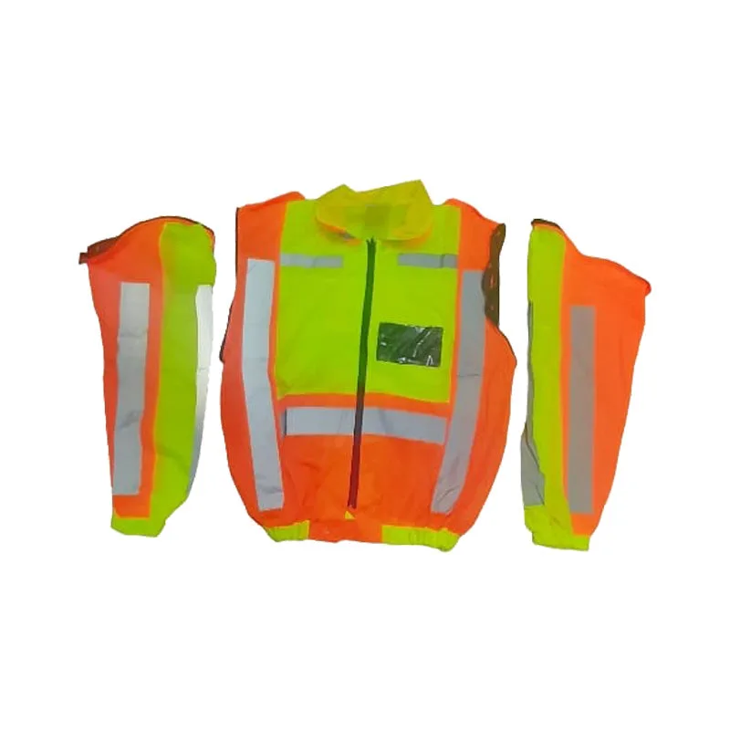 S10245 | Securadeal Pioneer Safety Jacket Metro Reflective Detachable Sleeve Orangelime Premium Clothing from Pioneer Safety Just R 260 Shop Now at Securadeal